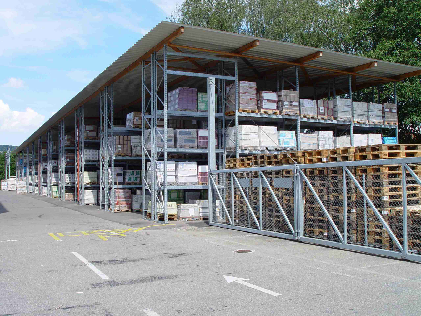 palettenregal-halle