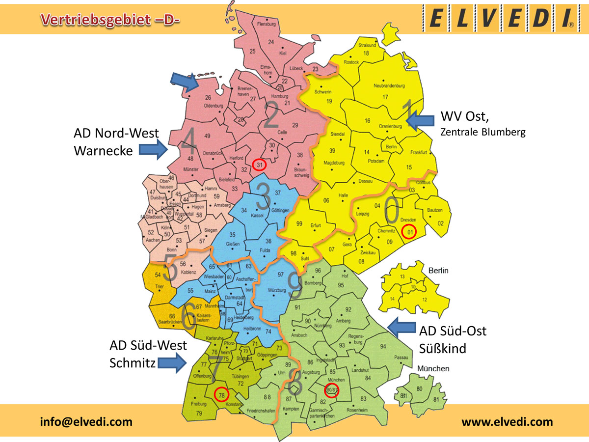 vertriebsgebiet deutschland